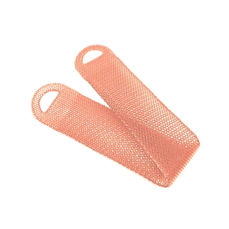 Serviette exfoliante pour le corps en TPU, design nid d'abeille, douce et durable, pour le massage e