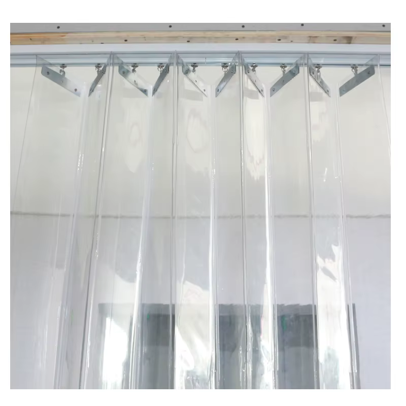 Rideau coulissant en plastique PVC Transparent, coupe-vent pour porte, isolation, écrans de porte fe