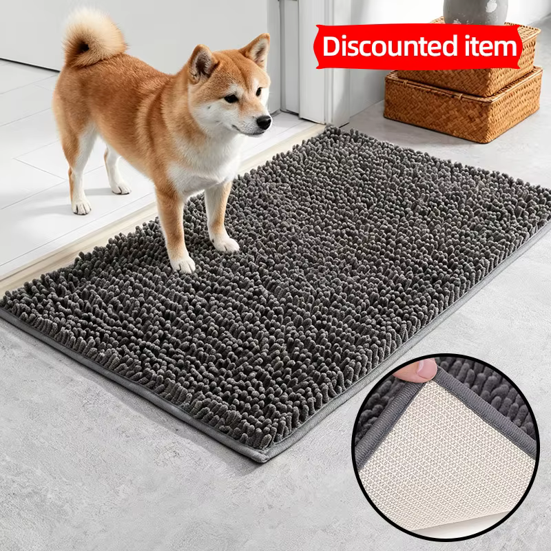 Tapis réutilisable pour animaux de compagnie, tapis absorbant pour chien. Lavable, antidérapant, éta