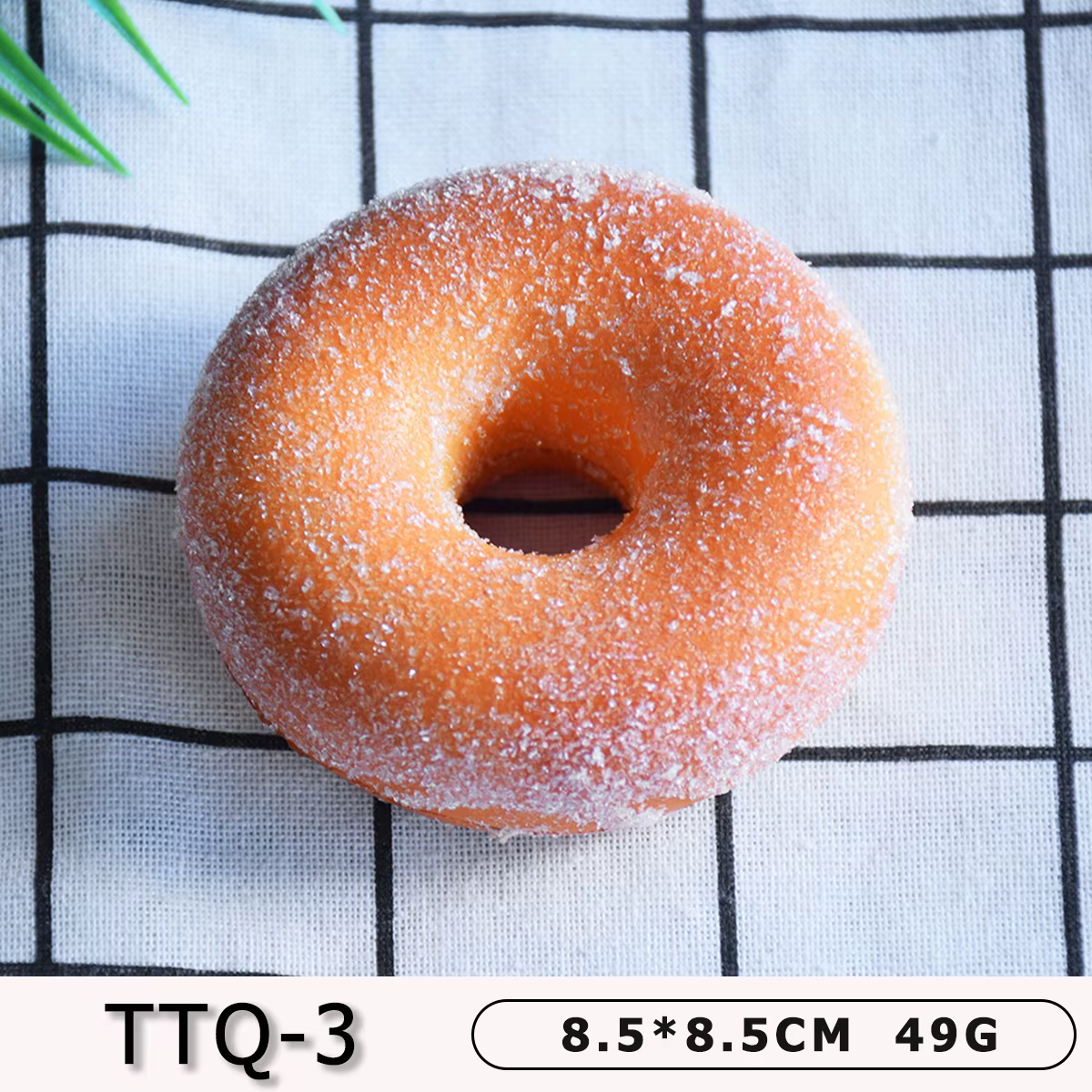 Modèle alimentaire de simulation de pain artificiel, faux beignet, jouet de cuisine pour enfants, dé