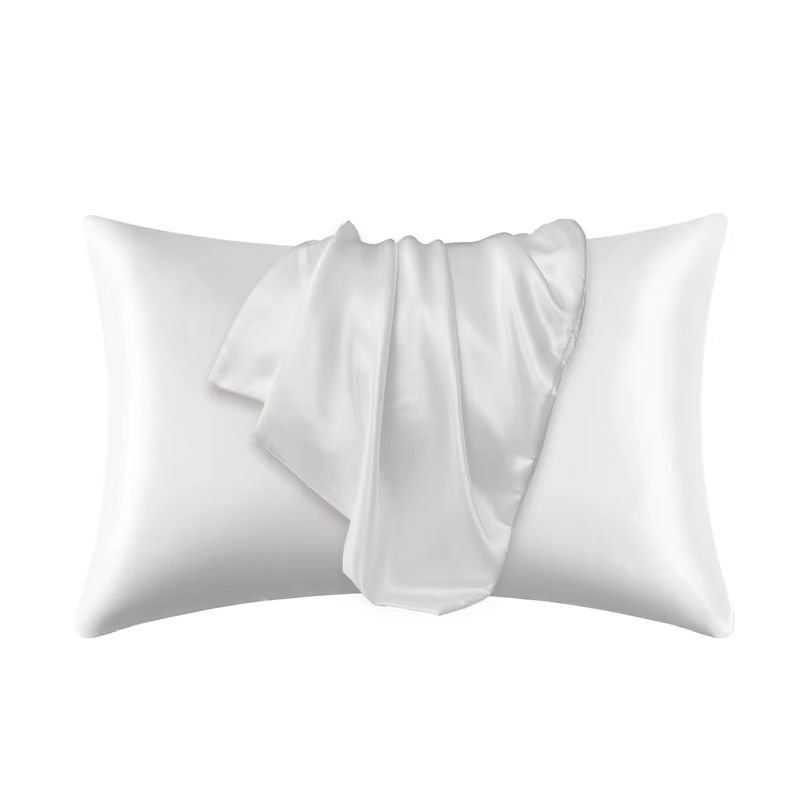 Taie d'oreiller en satin pour la peau et les cheveux, lot de 2 taies d'oreiller douces, respirantes,