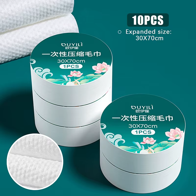 Grandes serviettes de bain épaisses compressées au poulet, serviettes lavables, serviettes de nettoy