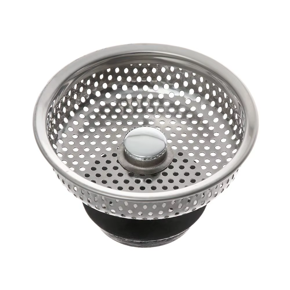 Ustensile de cuisine pratique : Panier-filtre en acier inoxydable pour évier, égouttoir et filtre an