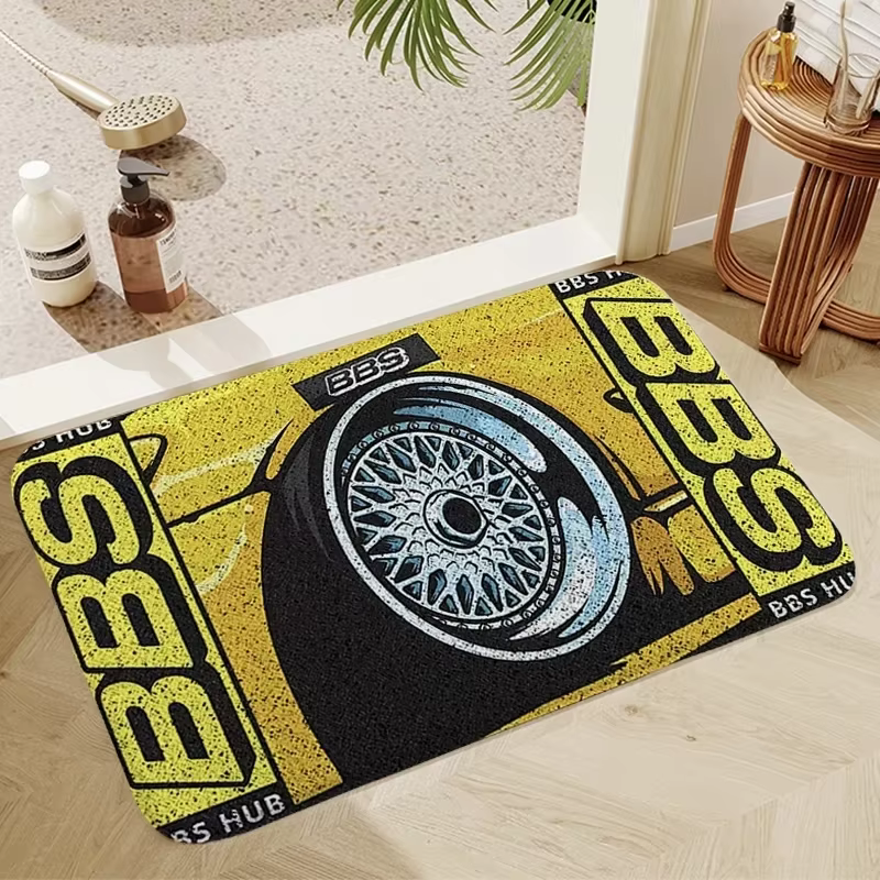 BBS tapis de bain lavable antidérapant tapis de cuisine balcon chambre tapis maison pied salle de ba