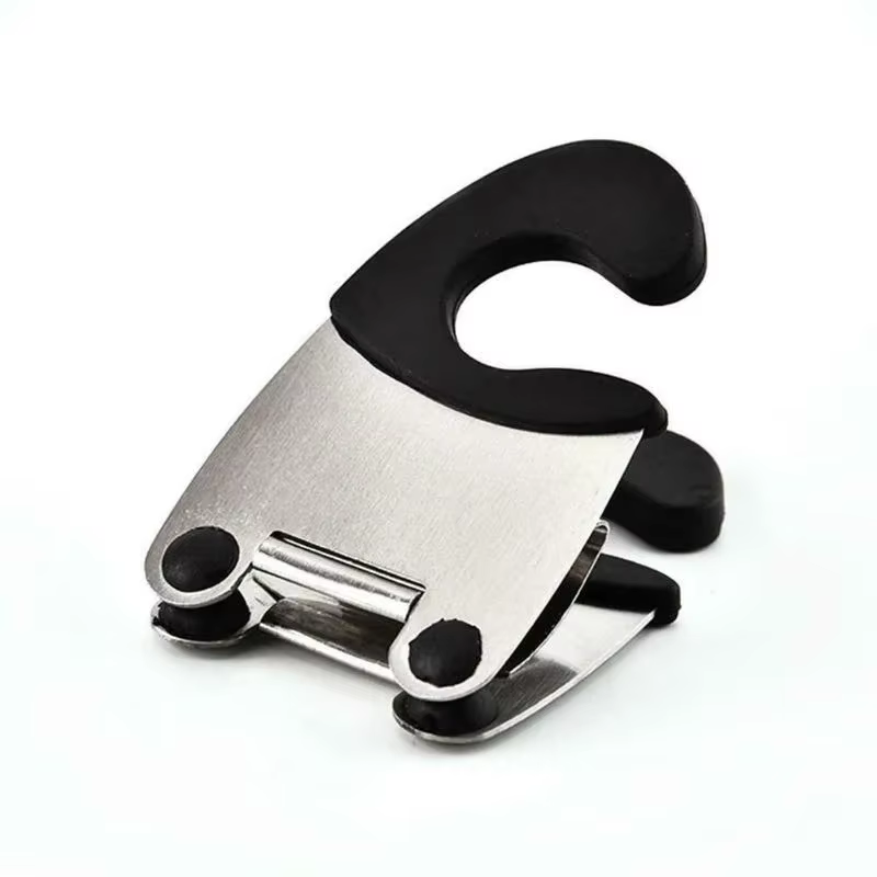 Porte-cuillère à Pot, Clip de fixation Anti-brûlure, poignée en Silicone pour cuillère, spatule, fou