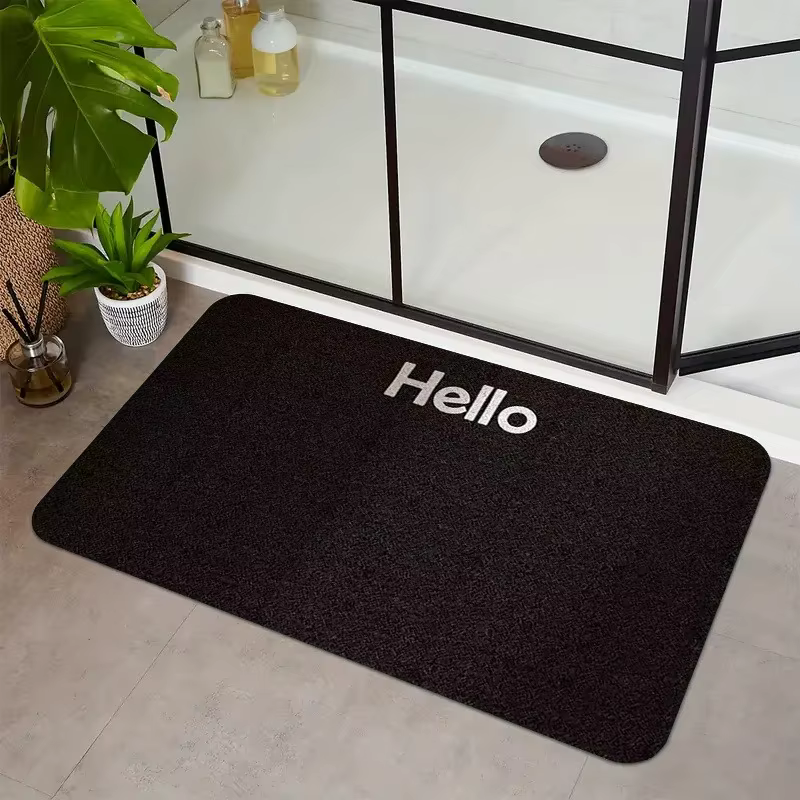 Tapis de sol antidérapant lavable style ferme, adapté à une utilisation intérieure et extérieure, ta
