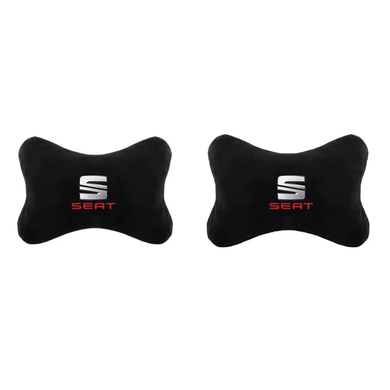 Coussin de soutien lombaire et cervical pour appuie-tête de voiture, compatible avec Seat Leon, Ibiz