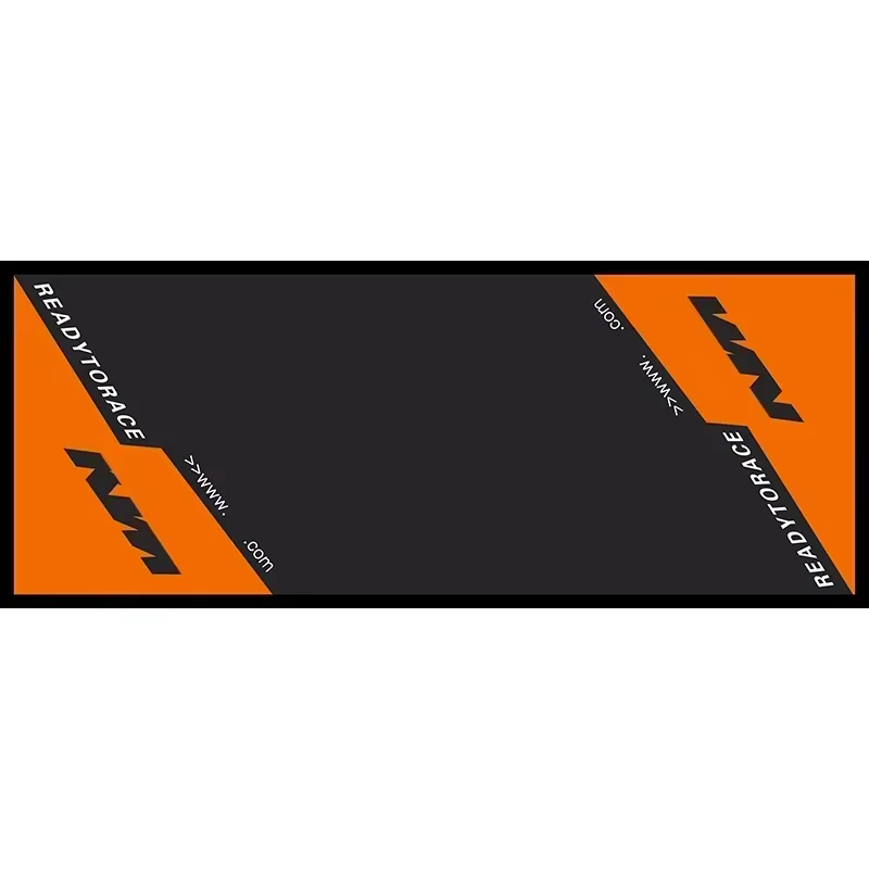 Tapis de moto en polyester, tapis de présentation pour parking, tapis de course pour vélos, tapis an