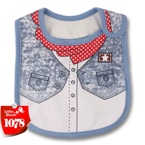 [Littles&Bloomz] Bavoirs d'alimentation imperméables pour bébés filles et garçons, tabliers de dessi