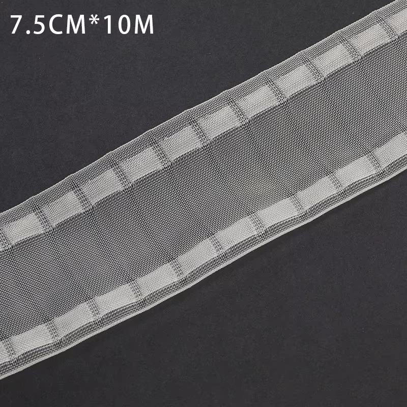 10/20M rideau tête bande pincement pli bande bricolage Transparent tige bande Nylon maison couture f