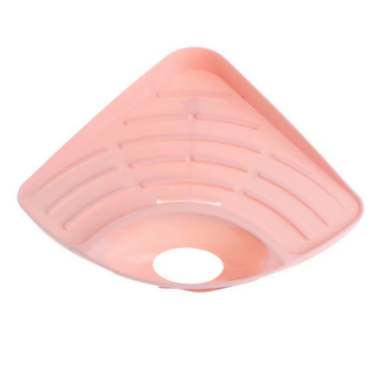 Étagère de rangement triangulaire multifonctionnelle pour évier de cuisine, étagère de Drainage en é