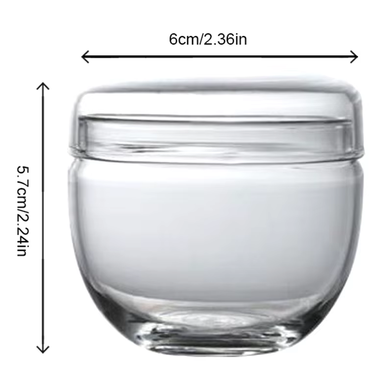 Nouveau petit pot en verre avec couvercle, récipient à sucre, bouteilles de rangement de cuisine, po