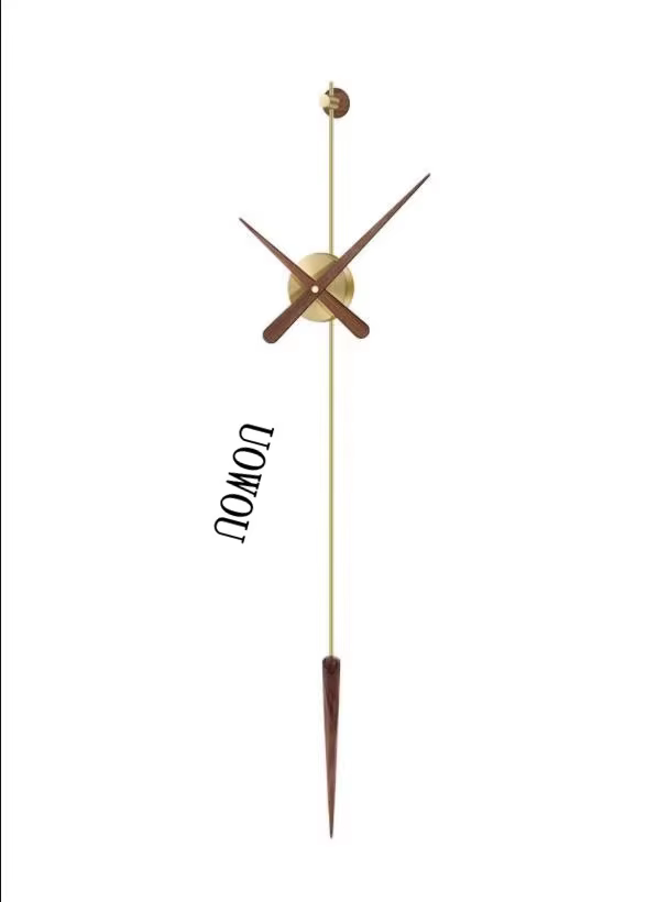 Horloge Murale Nordique à Pendule Minimaliste, Individuelle, Design Moderne et Créatif, pour Salon, 