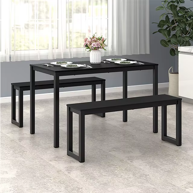 Ensemble de Table de Pub de Style Vintage, ensemble de Table de bar à manger de cuisine avec 2 tabou