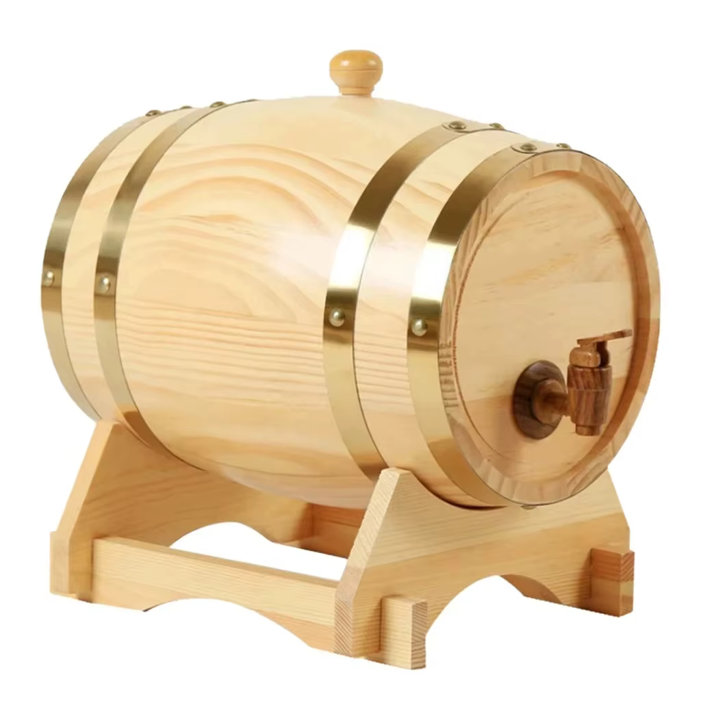 Baril de vin en bois de chêne Vintage, accessoires de brassage de bière, conteneur de stockage de wh