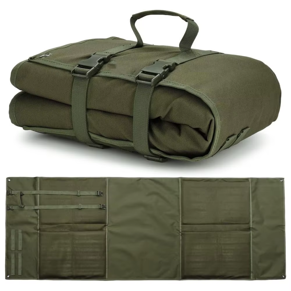 Tapis de tir tactique, nylon 900D imperméable et pliable compact pour le tir, la chasse, la plage en