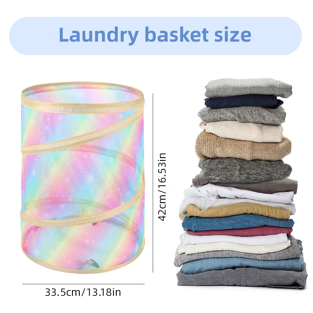 Panier à linge pliant, panier de rangement de poupée, panier à linge Portable, grand organisateur de