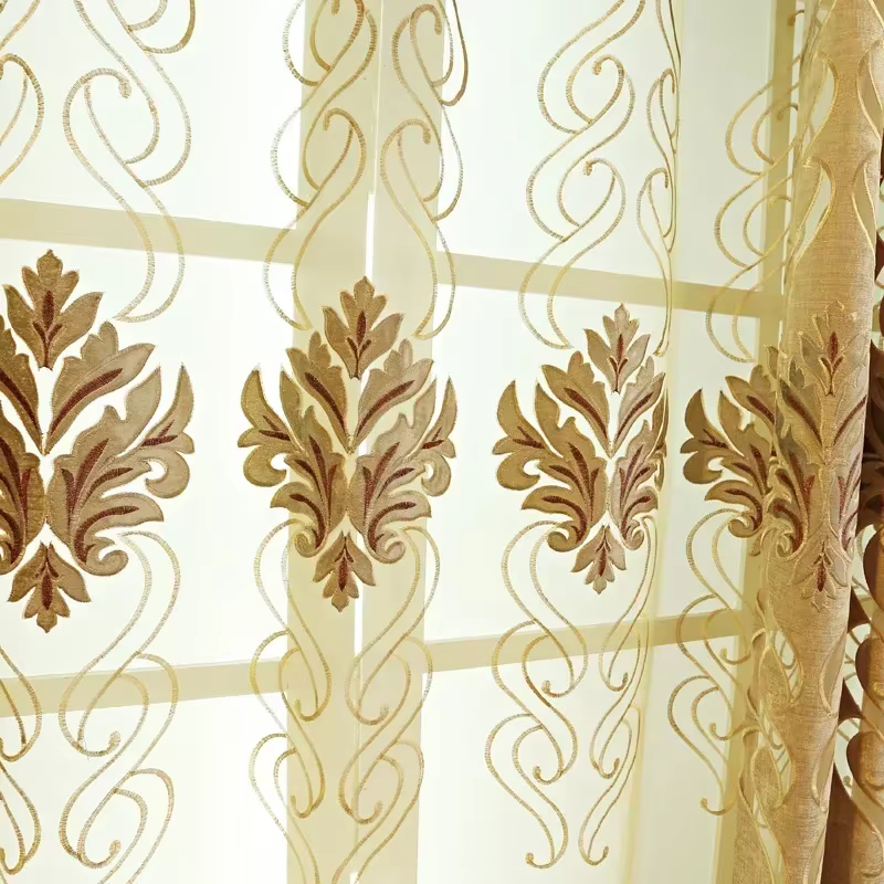 Rideaux d'ombrage en Chenille Jacquard européen, pour salon, salle à manger, chambre à coucher, fenê