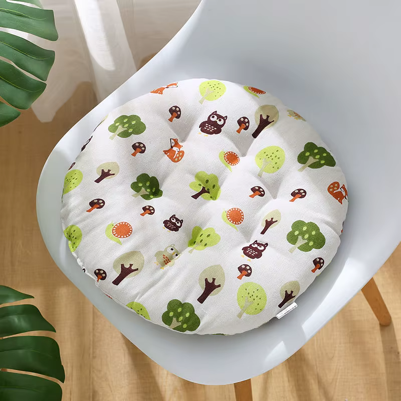 Coussin rond 35/40/45cm, coussin de chaise de bureau, Tatami, coussin de méditation, coussins de can