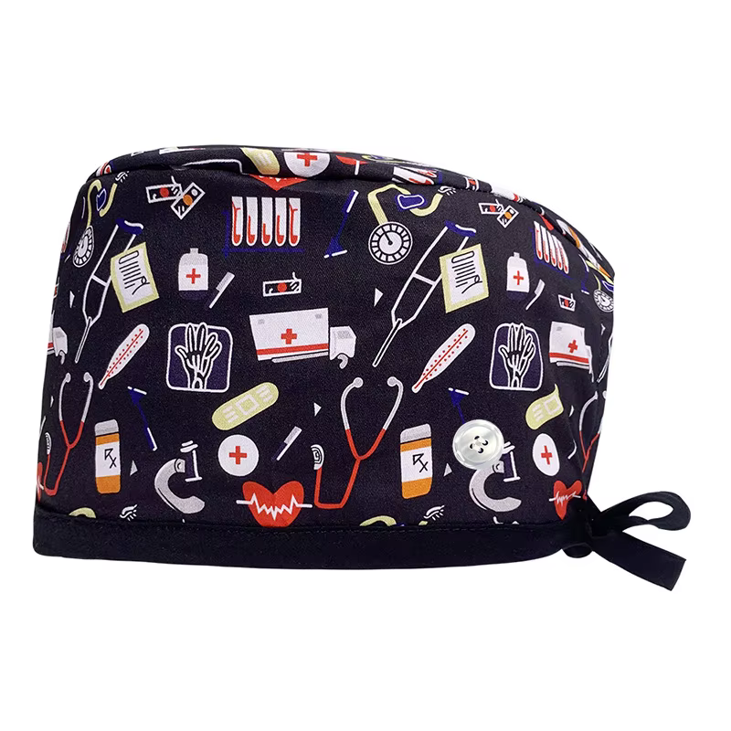 Casquettes chirurgicales pharmacie Baotou gommage casquette impression médicale clinique pour animau
