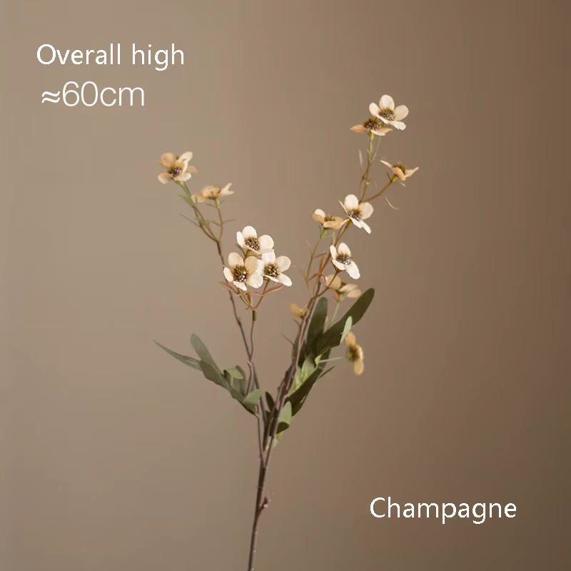 Fleurs de Simulation de décoration pour la maison, ornements de fleurs artificielles pour Table à ma