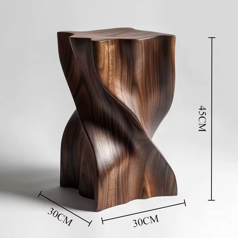 Table basse en bois, Table d'appoint Simple et créative, décoration de salon, Tables à thé, tabouret