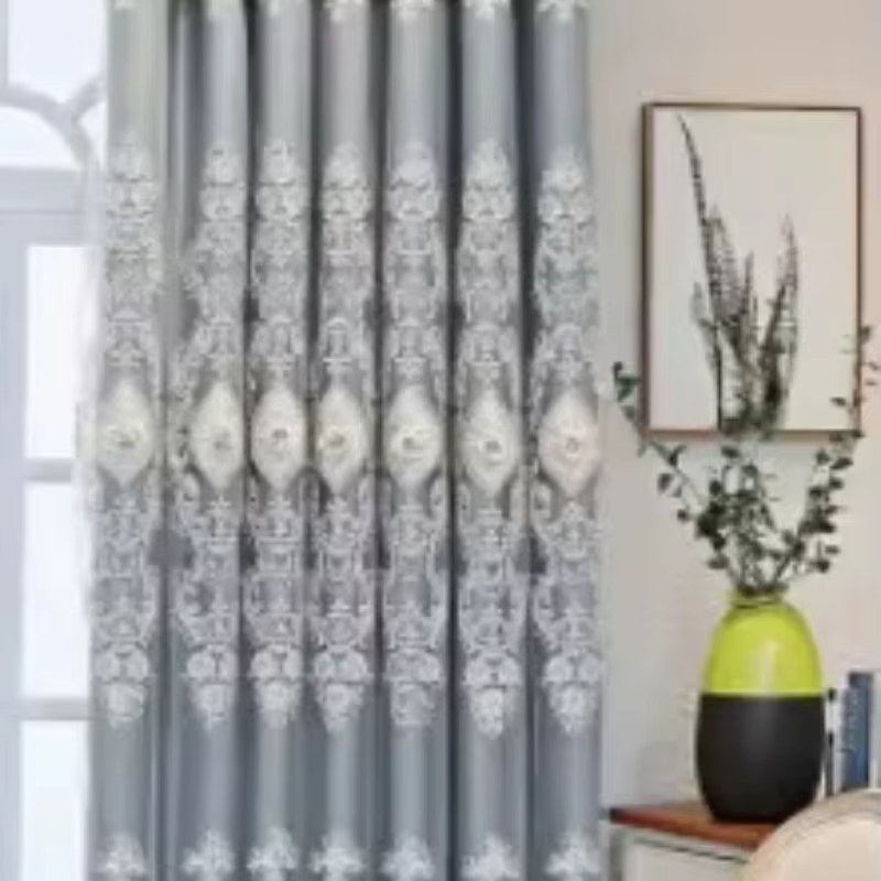 Rideaux Double couche brodés pour salon, chambre à coucher, écran de fenêtre français épais, rideaux