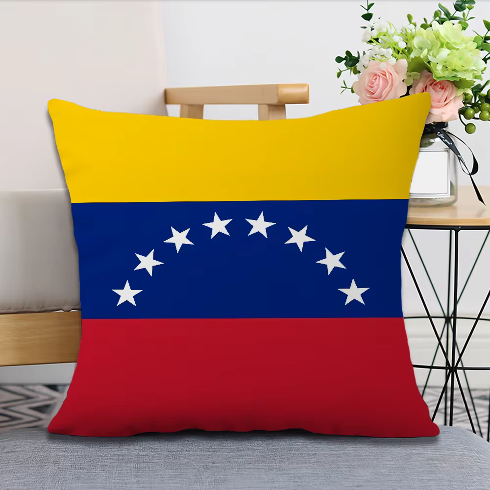 Housse de coussin esthétique Venezuela, taie d'oreiller douce et confortable pour canapé, salon, bur