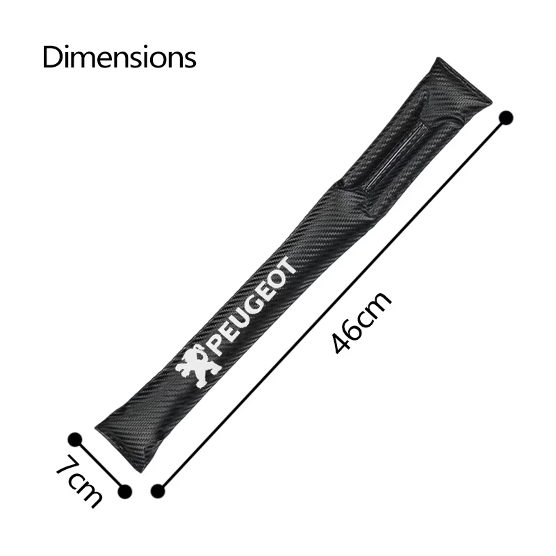 Coussinets anti-fuite pour l'espace entre les sièges de voiture, accessoires de style pour Peugeot R