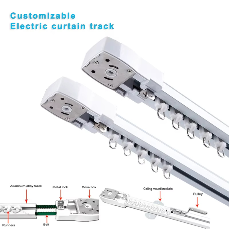 Piste de Courbure Super Silays euse Personnalisée pour Moteur Aqara Zigbee, Système de Rails de Ride