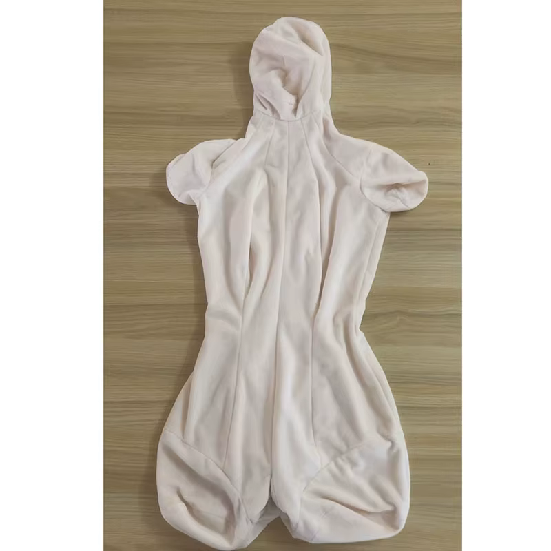 Housse de poupée en flanelle, tissu élastique, doux, lavable, housse de coussin simulée pour mannequ