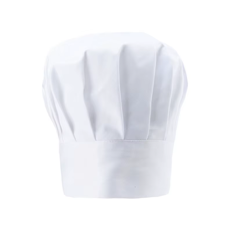 Casquette de cuisine haute 22/29cm, chapeau de Chef blanc, serveur, serveuse, chapeau de travail de 