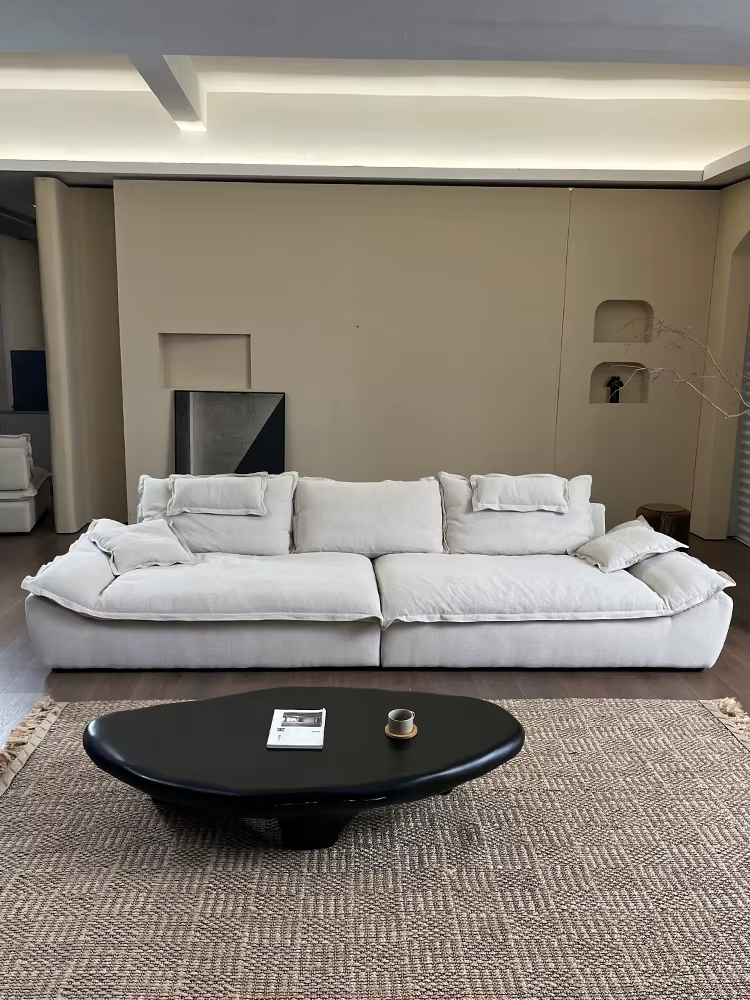 Canapé moderne italien sophistiqué pour salon, design minimaliste moderne, confort ultime, style Mue