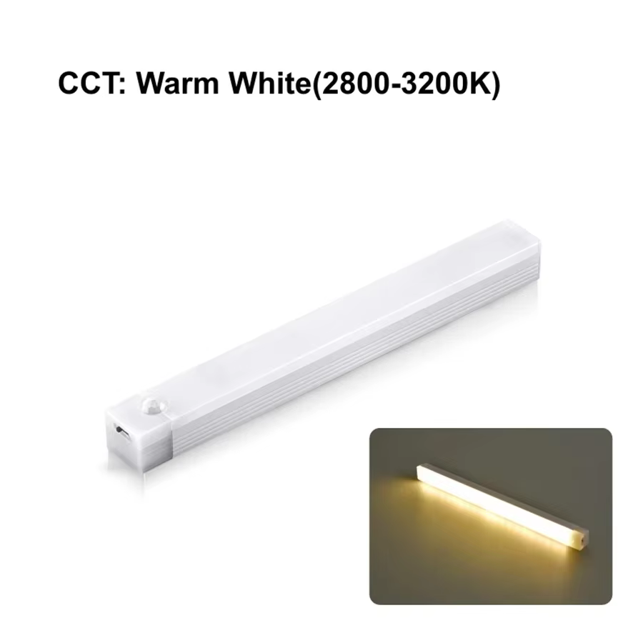 Barre lumineuse Led sans fil, bande Rechargeable, veilleuse avec capteur de mouvement, Induction USB