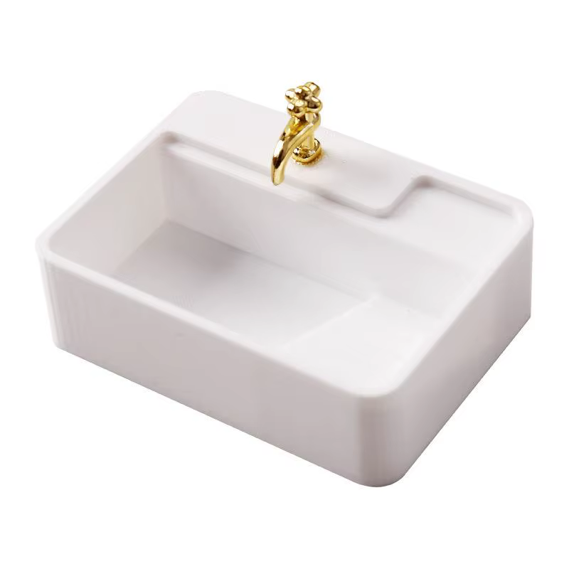 1/12 maison de poupée salle de bain lavabos éviers modèle maison de poupée meubles de salle de bain 