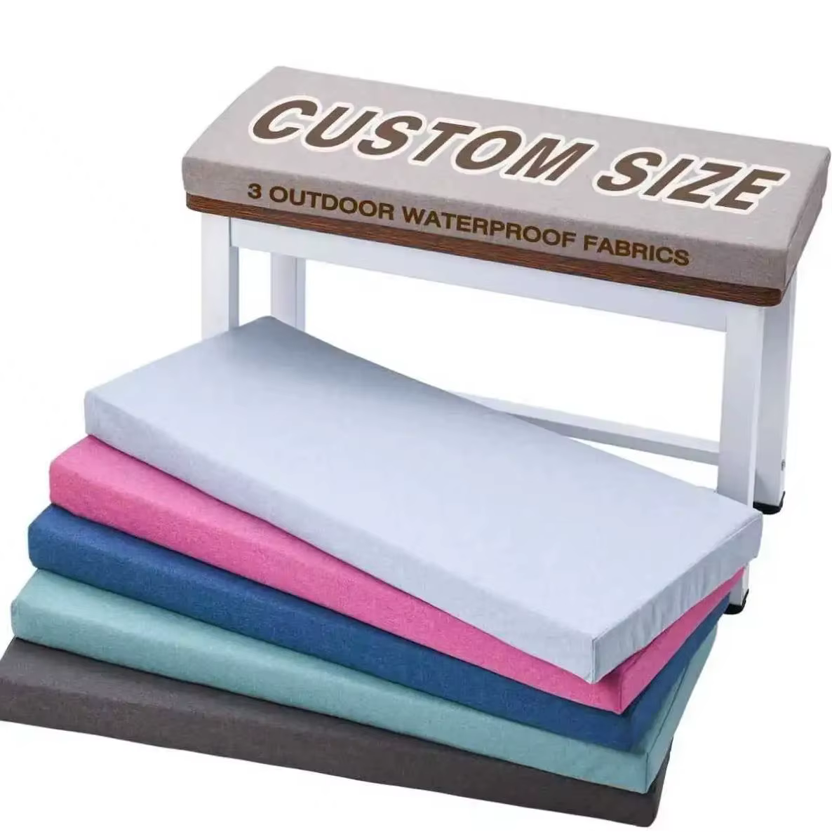 Personnalisez nos coussins en différentes tailles, couleurs, types, formes et matériaux.