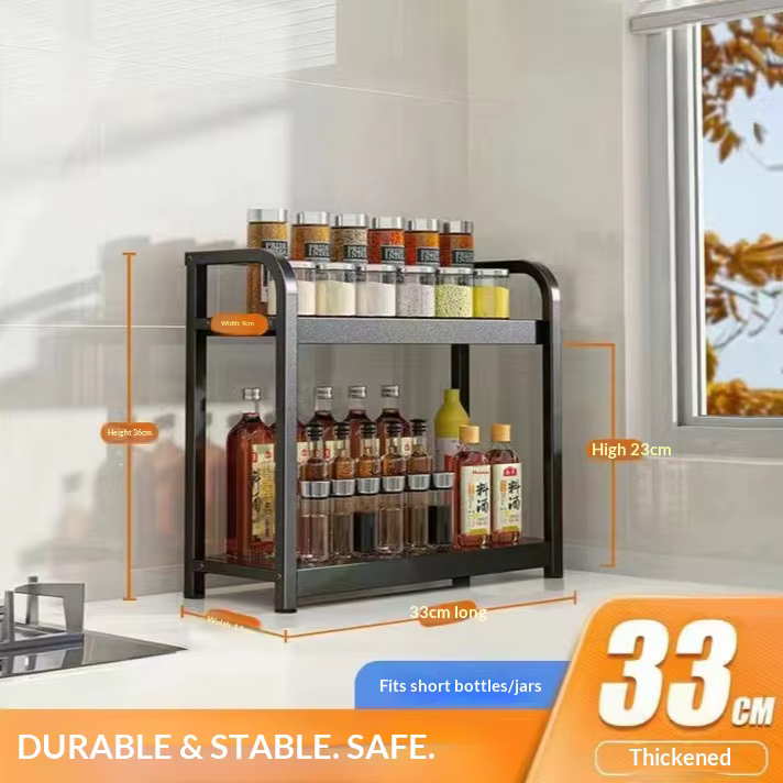 Étagère à épices moderne pour cuisine, organisateur de comptoir, unité de rangement multifonctionnel