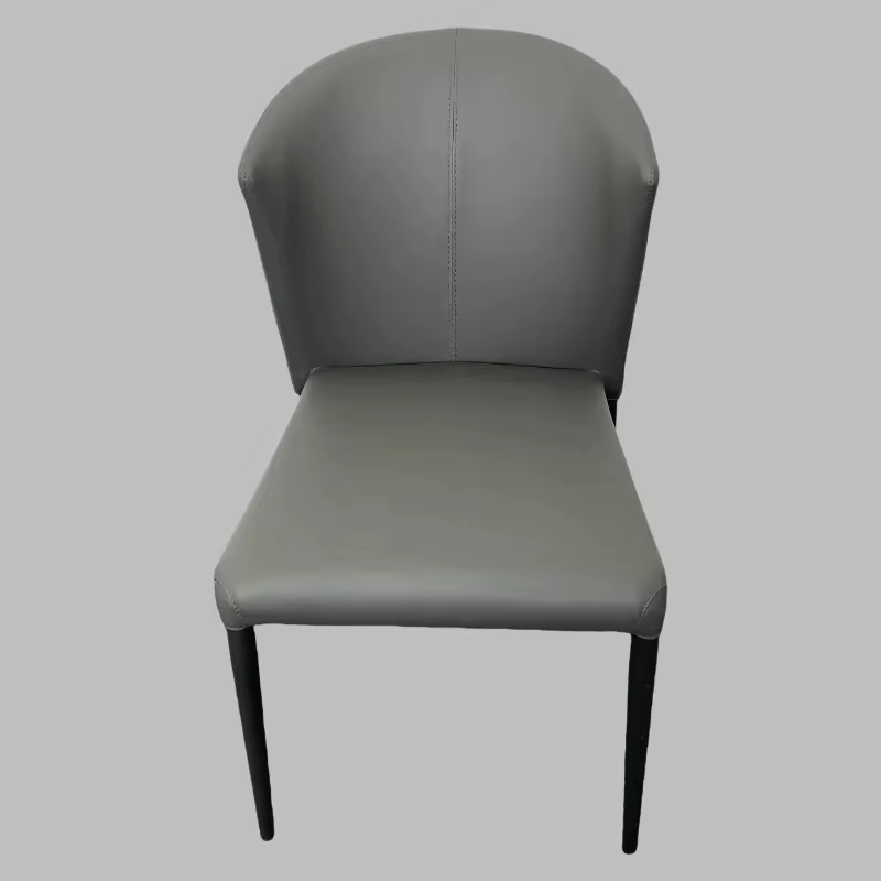 Chaise de salle à manger de loisirs moderne nordique minimaliste de luxe avec dossier pour cafetière