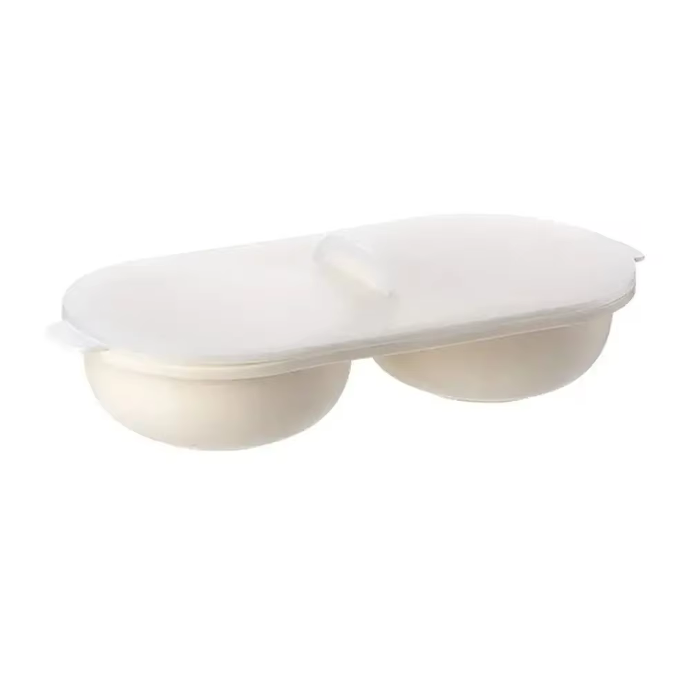Poacher d'œufs au micro-ondes, chaudière à œufs Double tasse, Gadget de cuisine, moule à œufs de pri
