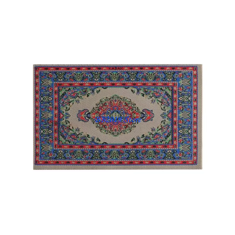 Q0KB – tapis turc Miniature, décors scène pour maisons poupée 1/12, affichage salon