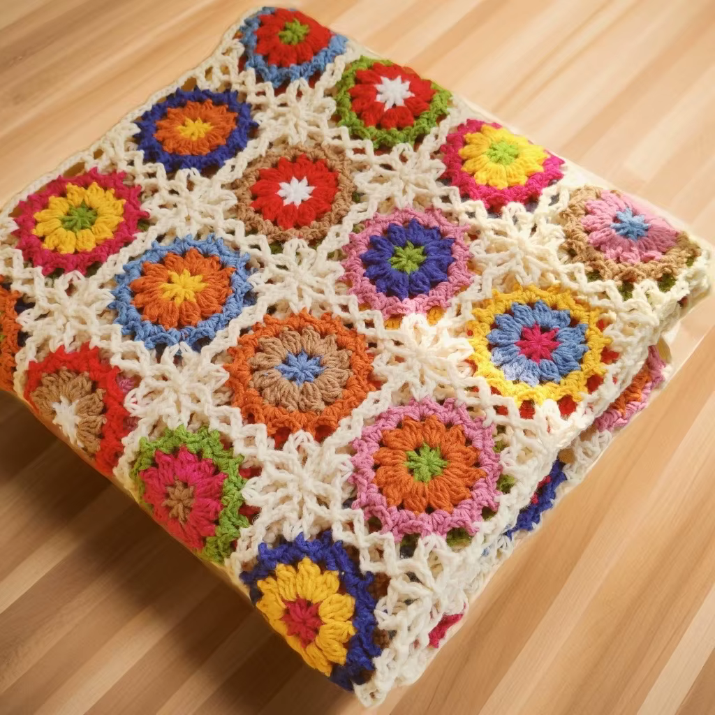 Couverture au crochet faite à la main, coussin au crochet tendance, style pastoral, artisanat DIY, c