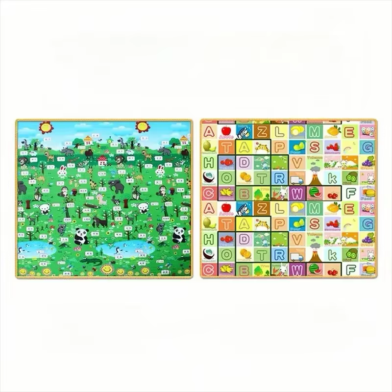 Tapis de jeu rampant pour bébé, 1.2x1.8 mètres, tapis pour enfants, tapis de développement pour enfa