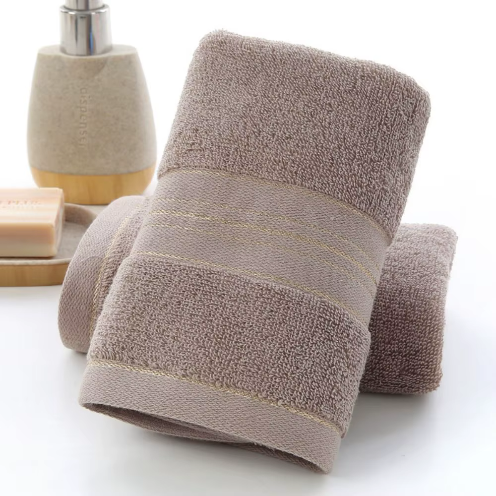 1 serviette de bain en coton épais pour couples, 75x35cm