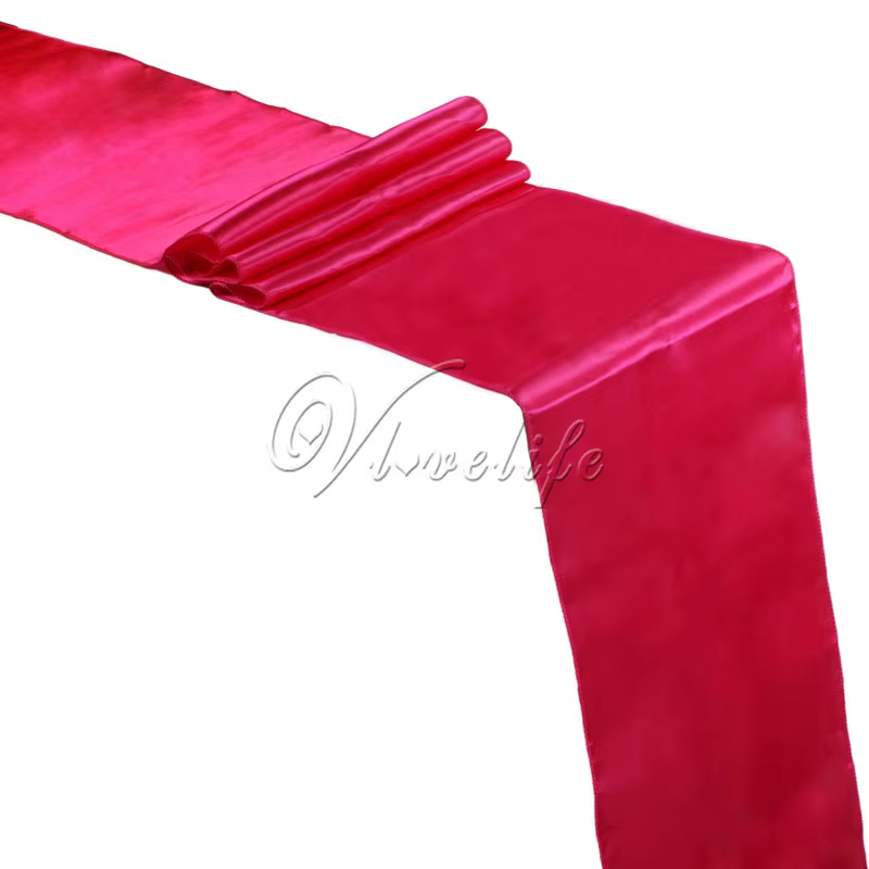 Chemin de Table en Satin pour fête de mariage, événement, Banquet, nappe de dîner de luxe, décoratio