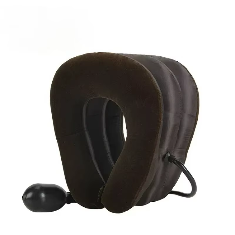 Coussin gonflable souple pour le soutien du cou, oreiller de protection portable et confortable pour