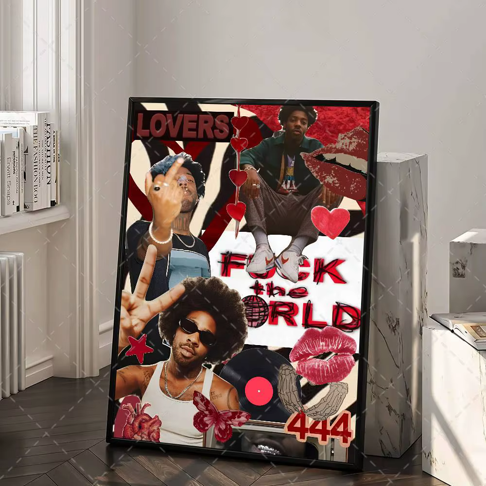 Affiche artistique Singer B-Brent F-Faiyaz avec impressions, décoration pour la maison, la chambre à