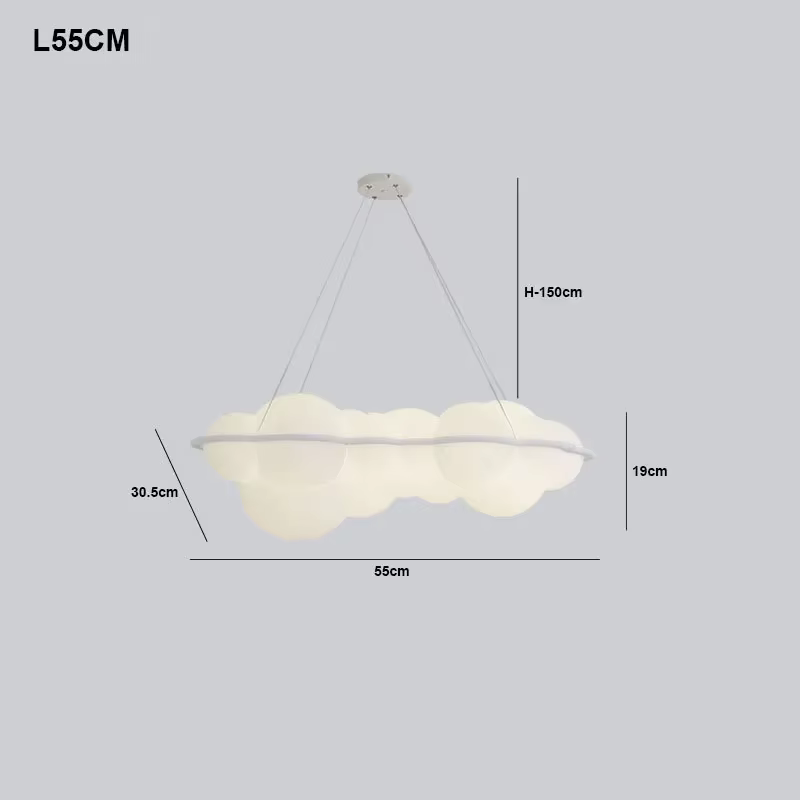 Luminaire suspendu moderne pour salon, luminaire suspendu design nordique, décoration chambre à couc