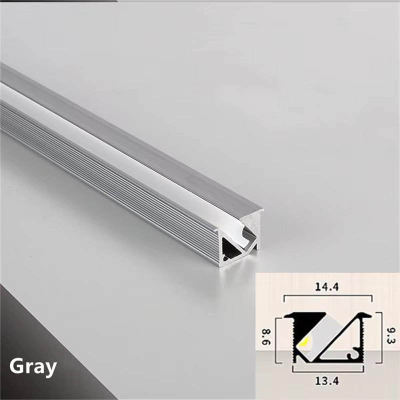 Bande lumineuse LED sous armoire, barre lumineuse d'armoire, étagère à couche intégrée, profil en al