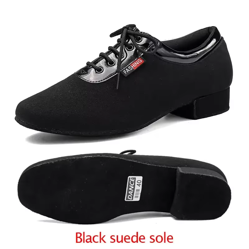 Chaussures de danse latine pour hommes, salle de Rh, jazz, tango, compétition, pratique, salsa, bask