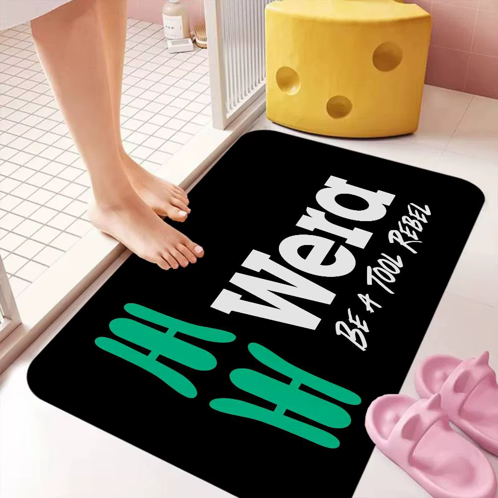 W-Wera-Tools tapis de chambre moins cher anti-dérapant moderne salon balcon imprimé tapis de bienven